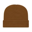 Waffle Knit Cap with Cuff | https://www.bestnamebadges.com