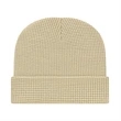 Waffle Knit Cap with Cuff | https://www.bestnamebadges.com