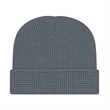 Waffle Knit Cap with Cuff | https://www.bestnamebadges.com