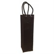Jute Wine Bag with Rope Handles For One Bottle (4 x 14 x 4) | https://www.bestnamebadges.com