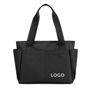 Multi Pocket Tote Shoulder Bag Handbag | https://www.bestnamebadges.com