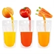 Drink Pouch With Straw | https://www.bestnamebadges.com