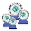Seville VividPrint™ Award on Entwhistle Base - Blue | https://www.bestnamebadges.com