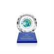 Seville VividPrint™ Award on Entwhistle Base - Blue | https://www.bestnamebadges.com