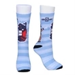 Mid Crew 360 digital print unisex socks w/ customization | https://www.bestnamebadges.com