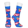 Mid Crew 360 digital print unisex socks w/ customization | https://www.bestnamebadges.com