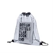 Clear Pvc Drawstring Backpack For Stadiums Travel | https://www.bestnamebadges.com