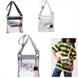 Zipper Crossbody Clear Bag With Inner Pocket | https://www.bestnamebadges.com
