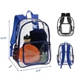 Heavy Duty Clear Backpack Fashion | https://www.bestnamebadges.com