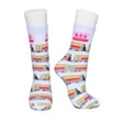 Youth Mid Crew 360 digital printed socks w/ customization | https://www.bestnamebadges.com