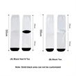 Crew unisex sublimated full color socks | https://www.bestnamebadges.com