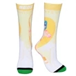 Crew 360 digital print colored toe unisex socks | https://www.bestnamebadges.com