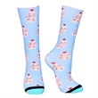 Crew 360 digital print colored toe unisex socks | https://www.bestnamebadges.com