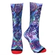 Crew 360 digital print colored toe unisex socks | https://www.bestnamebadges.com