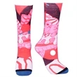 Crew 360 digital print colored toe unisex socks | https://www.bestnamebadges.com