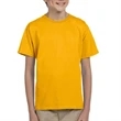 Gildan 6.1 oz 100% Preshrunk Cotton Youth T-Shirt w/ Custom | https://www.bestnamebadges.com