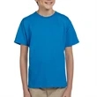 Gildan 6.1 oz 100% Preshrunk Cotton Youth T-Shirt w/ Custom | https://www.bestnamebadges.com