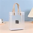 Frosted Plastic Gift Bags | https://www.bestnamebadges.com