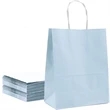 Kraft Paper Bags With Handles Bulk | https://www.bestnamebadges.com