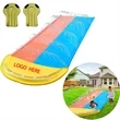 Lawn Water Slip And Slide For Kids With 2 Surfboards | https://www.bestnamebadges.com
