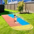 Lawn Water Slip And Slide For Kids With 2 Surfboards | https://www.bestnamebadges.com