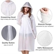 Eva Rain Poncho Reusable Raincoat | https://www.bestnamebadges.com