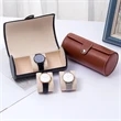Pu Leather Travel Watch Roll Organizer Display Case | https://www.bestnamebadges.com