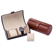 Pu Leather Travel Watch Roll Organizer Display Case | https://www.bestnamebadges.com