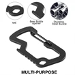 Key Chains With Carabiner Wire Rope Bottle Opener | https://www.bestnamebadges.com
