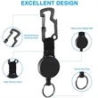Key Chains With Carabiner Wire Rope Bottle Opener | https://www.bestnamebadges.com