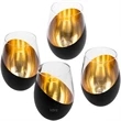 Modern Stemless Wine Glass | https://www.bestnamebadges.com