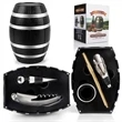 Unique Barrel Shape Wine Acc Gift Set | https://www.bestnamebadges.com