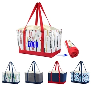 Insulated Foldable Large Utility Tote Bag