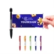 Stretchable Banner Advertising Ballpoint Pen | https://www.bestnamebadges.com