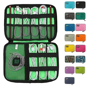 Travel Cable Organizer Bag | https://www.bestnamebadges.com