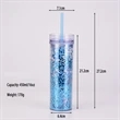 Tumbler With Reusable Straw 16Oz | https://www.bestnamebadges.com