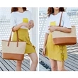 Straw Tote Bag | https://www.bestnamebadges.com