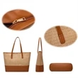 Straw Tote Bag | https://www.bestnamebadges.com