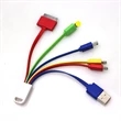5 In 1 Charging Cable With Keychain | https://www.bestnamebadges.com