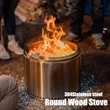 Stainless Steel Fire Pit (Sea Shipment) | https://www.bestnamebadges.com