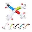 3-In-1 Keychain Charging Cable | https://www.bestnamebadges.com