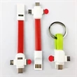 3-In-1 Keychain Charging Cable | https://www.bestnamebadges.com