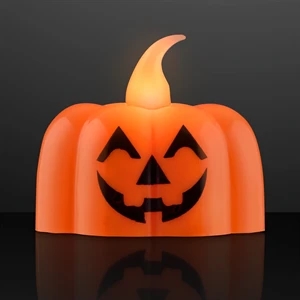 Pumpkin Lights LED Tea Candles