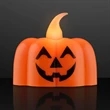 Pumpkin Lights LED Tea Candles | https://www.bestnamebadges.com
