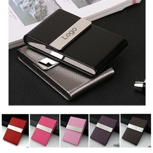 Magnetic Leather Card Hold Case