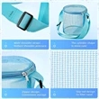 Beach Toy Mesh Collapsible Bag | https://www.bestnamebadges.com