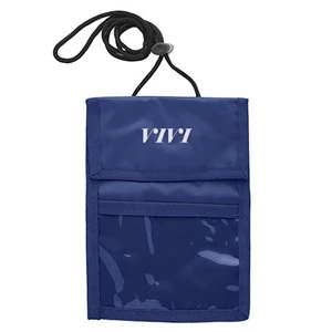 Neck Wallet With Pocket Pen Holder | https://www.bestnamebadges.com