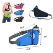 Running Fanny Pack With Water Bottle Hydration Holder | https://www.bestnamebadges.com