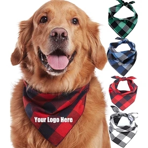 Plaid Dog Bandanas