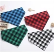 Plaid Dog Bandanas | https://www.bestnamebadges.com
